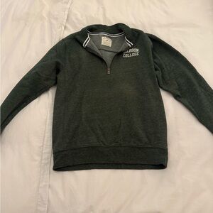League Green Women's Crew Neck Sweater